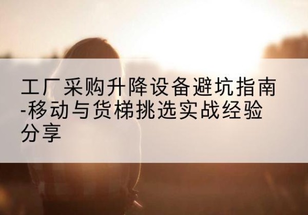 宁德移动式升降机怎么选-工厂采购升降设备避坑指南-移动与货梯挑选实战经验分享